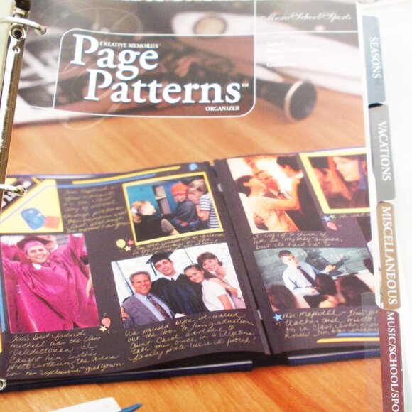 Creative Memories Scrapbooking Binder Organizer Page Patterns - Picture 6 of 11